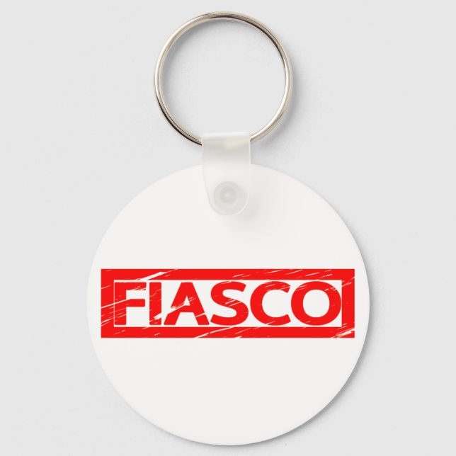 Fiasco Frimärke Nyckelring (Framsida)