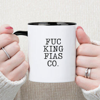 Fiasco Roligt & Sarksastisk Minimalistisk Fetstil  Mugg