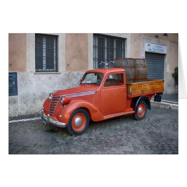 Fiat 1100 Pickup OBS Kort (Framsidan Horizontal)