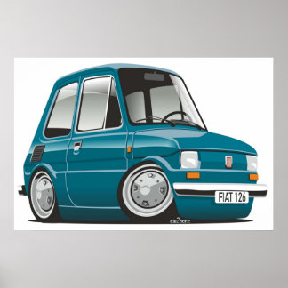 Fiat 126 karikatyrturkos poster
