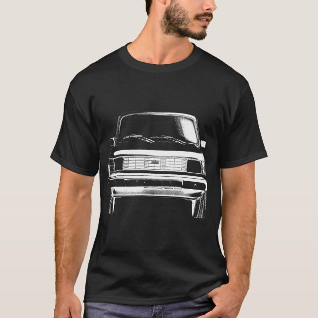Fiat 147 preto t shirt (Framsida)