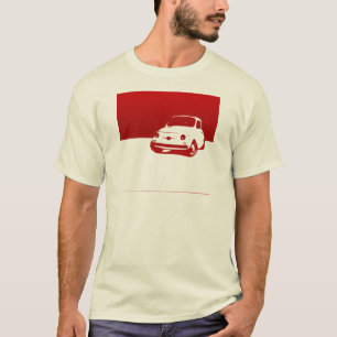 Fiat 500, 1959 - som är röd på ljusa skjortor tee shirt