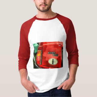 Fiat 500 3/4 skjorta för sleeve T Tee