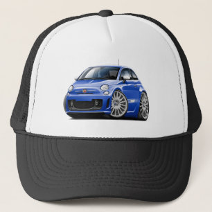 Fiat 500 Abarth blåttbil Keps
