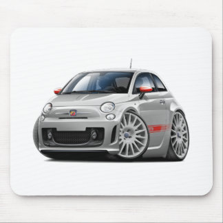 Fiat 500 Abarth grå färgbil Musmatta