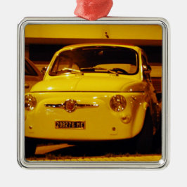 Fiat 500 Abarth. Julgransprydnad Metall