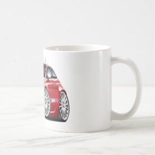 Fiat 500 Abarth röd bil Kaffemugg