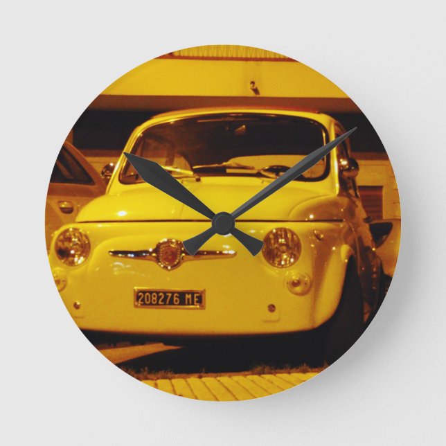 Fiat 500 Abarth. Rund Klocka (Framsida)