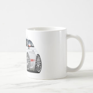 Fiat 500 Abarth vitbil Kaffemugg