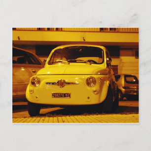 Fiat 500 Abarth. Vykort