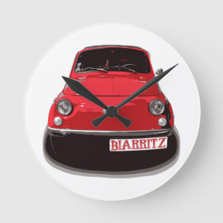 Fiat 500 Biarritz Rund Klocka