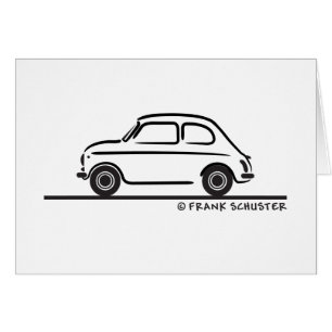 Fiat 500 Cinquecento Hälsningskort