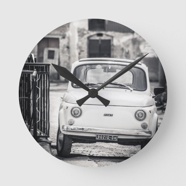 Fiat 500, Cinquecento i italien Rund Klocka (Framsida)