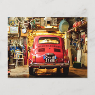 Fiat 500, Cinquecento i Italien Vykort