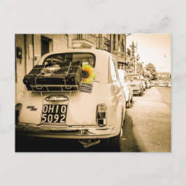 Fiat 500, Cinquecento i Italien Vykort