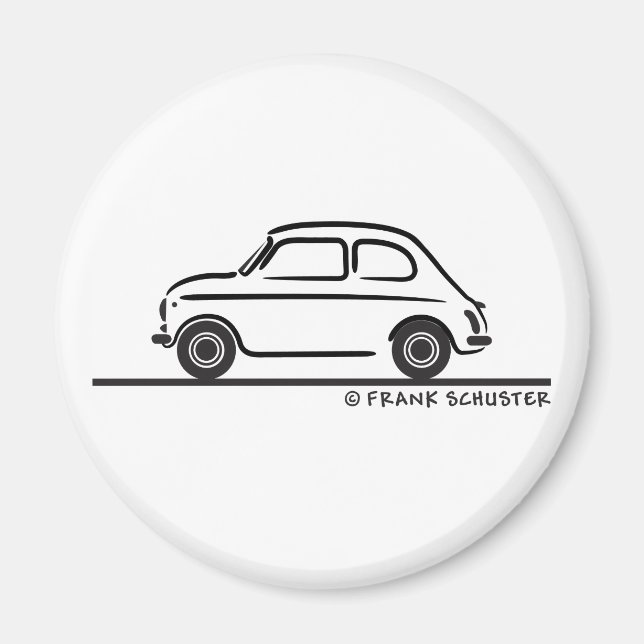 Fiat 500 Cinquecento Magnet (Framsidan)