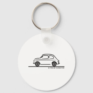 Fiat 500 Cinquecento Nyckelring