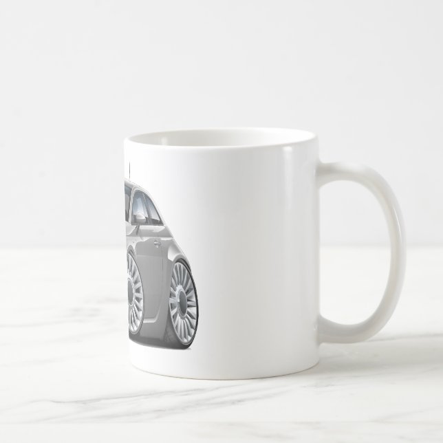 Fiat 500 grå färgbil kaffemugg (Höger)