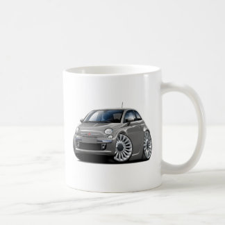 Fiat 500 grå färgbil kaffemugg