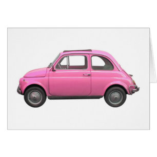 Fiat 500 hälsningskort