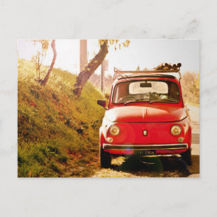 Fiat 500 i Italien Vykort