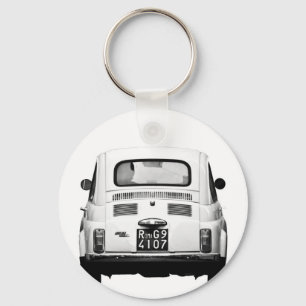 Fiat 500 i Rom, Italien. Nyckelring