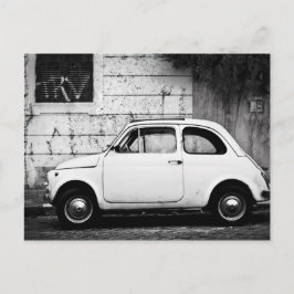 Fiat 500 i Rom, Italien Vykort