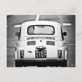 Fiat 500 i Rom, Italien Vykort