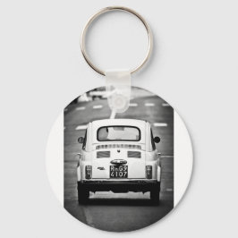Fiat 500 i Rom Nyckelring