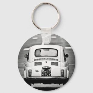 Fiat 500 i Rom Nyckelring