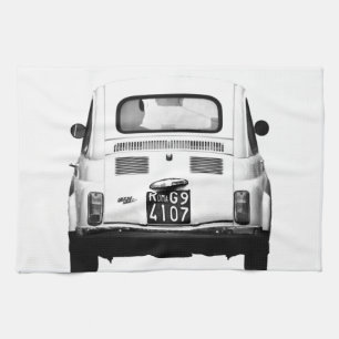 Fiat 500 i Rome, Italy. Kökshandduk