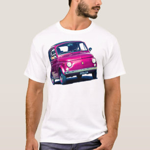 Fiat 500 i Rome, T-skjorta, klassiker Cinqucento Tröja