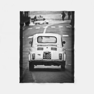 Fiat 500, italien, ullfiltvintage car fleecefilt