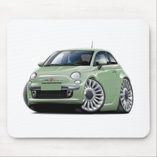 Fiat 500 Lt Göra grön Bil Musmatta