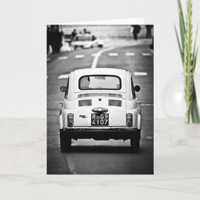 Fiat 500 Rome Kort (Framsida)
