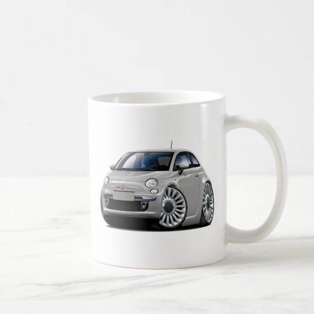 Fiat 500 silverbil kaffemugg (Höger)