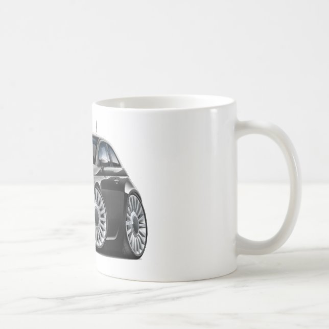 Fiat 500 svart bil kaffemugg (Höger)