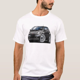 Fiat 500 svart bil t shirt
