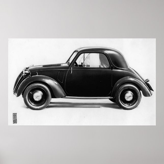Fiat 500 Topolino Poster (Framsidan)