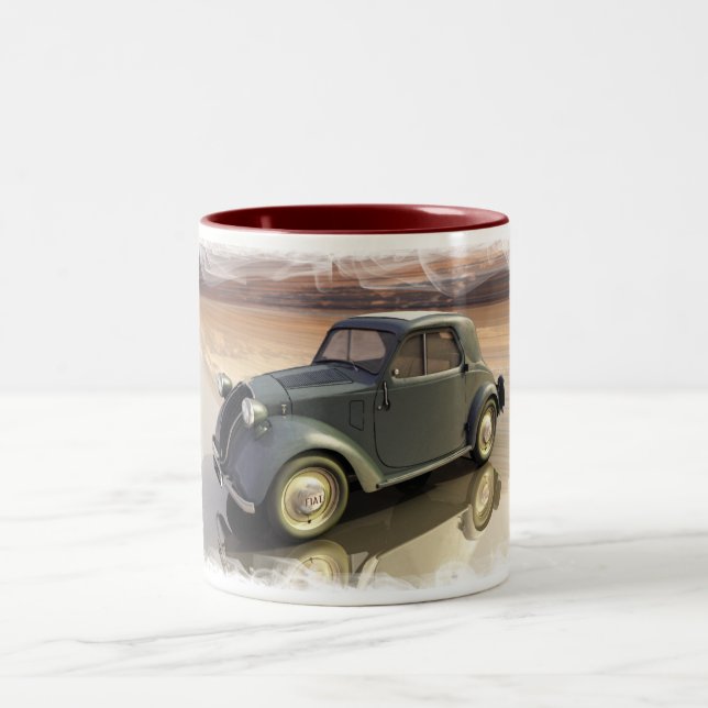 Fiat 500 Topolino topolino Två-Tonad Mugg (Center)