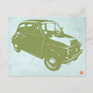 Fiat 500 vykort