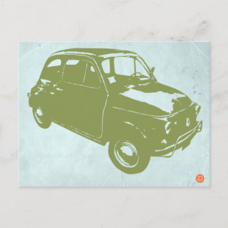 Fiat 500 vykort