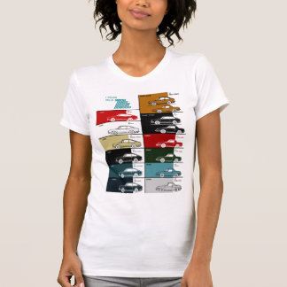 FIAT 850 IDROTTSKOUPE SPIDER FÄRG CHART362 T SHIRT