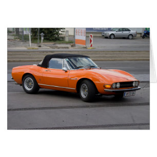 Fiat Dino Spider Hälsningskort