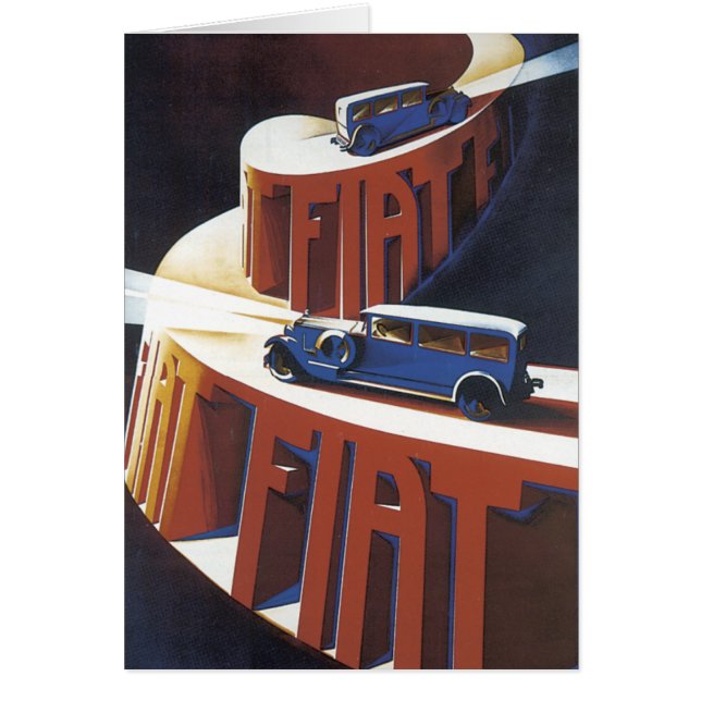 Fiat Hälsningskort (Framsidan)