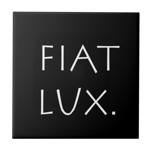 Fiat Lux Kakelplatta (Framsidan)