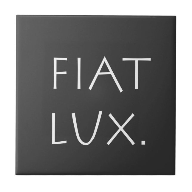 Fiat Lux Kakelplatta (Framsidan)