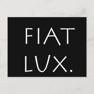 Fiat Lux Vykort