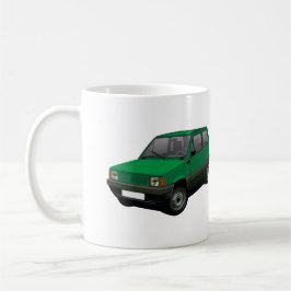 Fiat Panda 30/45 grönt Kaffemugg