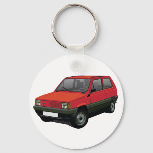 Fiat Panda 30/45 red Nyckelring